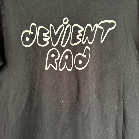 Clare V x Adam Scott Devient Rad Black t shirt Size L - Picture 4 of 6